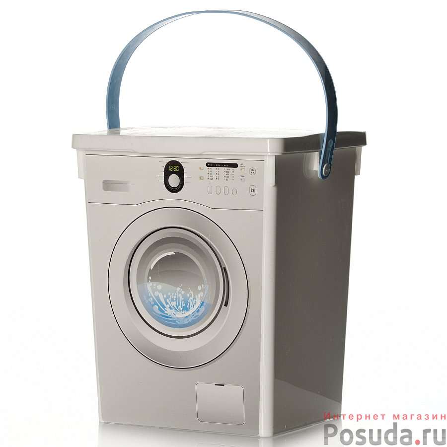 Контейнер для стирального порошка "Полимербыт", 5 л (цвет в ассортименте)