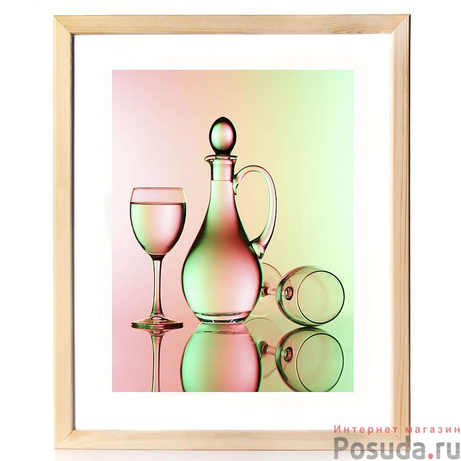 Картина "Натюрморт с бокалами" 40х50 см