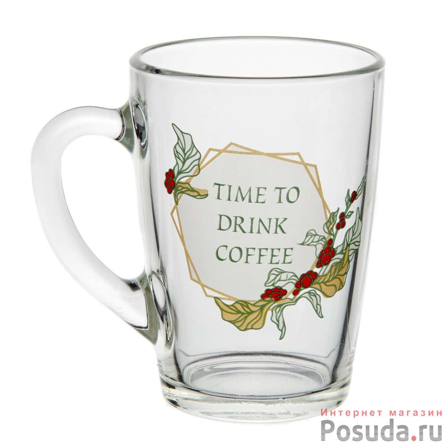 Кружка "Капучино" 300 мл "Кофе тайм"