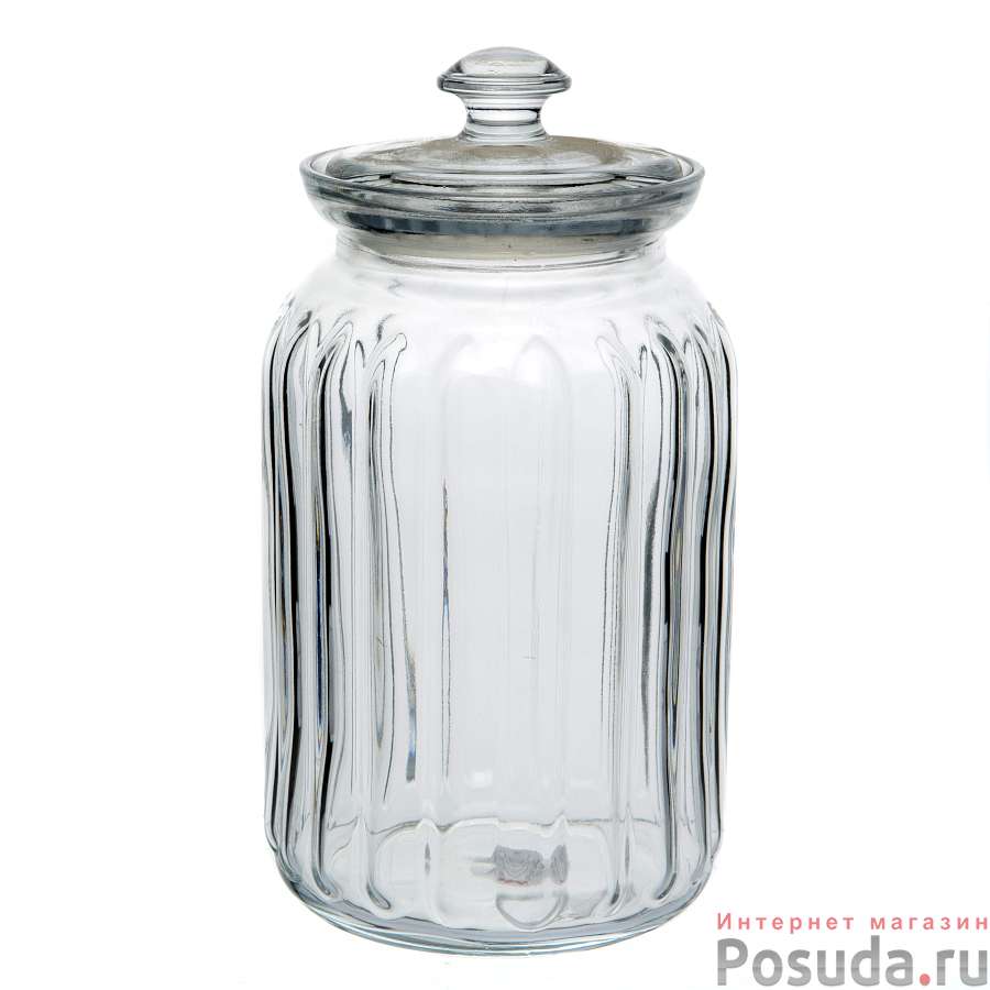 Банка с крышкой 1500 мл ВИВА