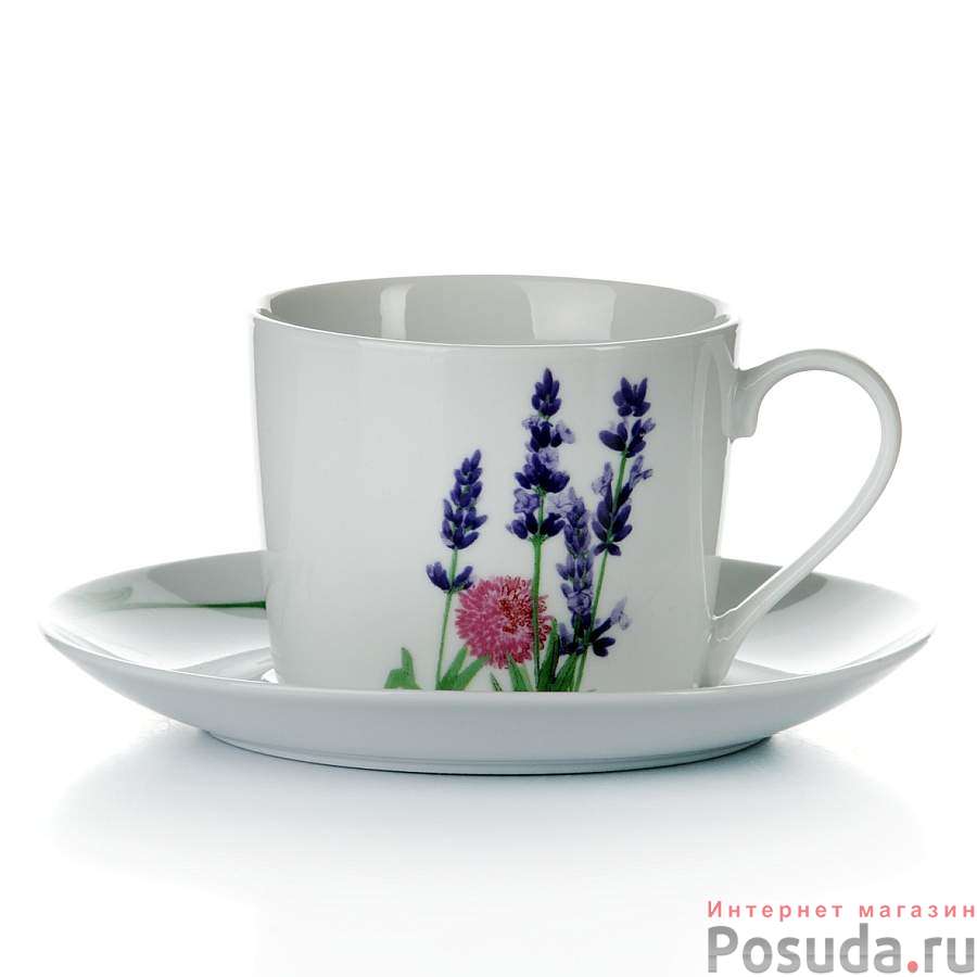 Чайный набор на 6 персон lavender blade, 12 предметов, объем чашки 250 мл
