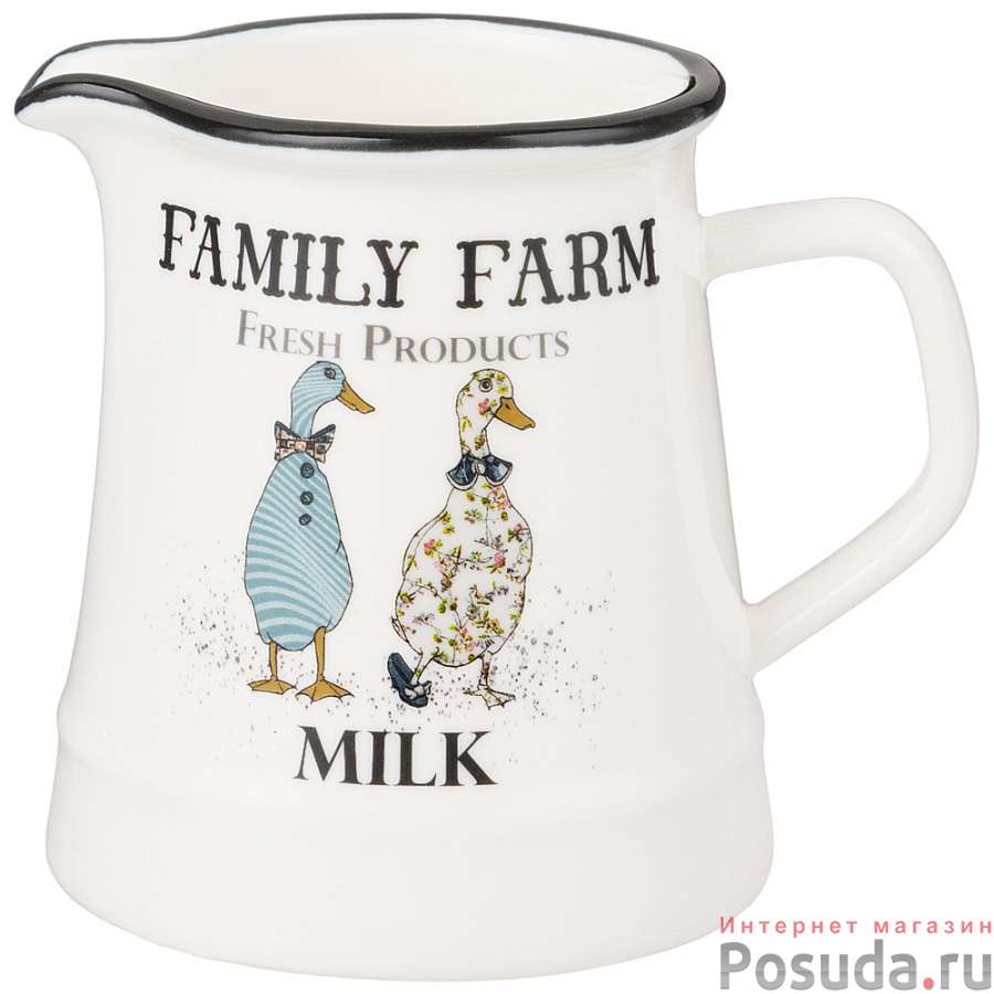 Молочник lefard Family farm 220 мл 10 см 