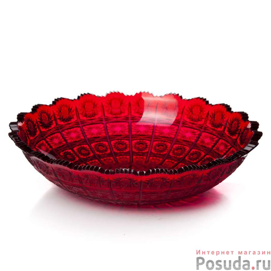 Блюдо Афродита d=275 мм (красный)