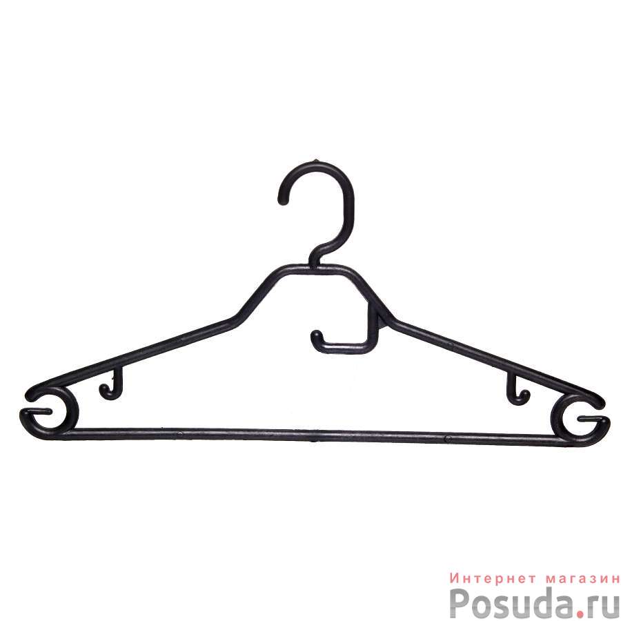 Вешалка тонкая размер 48-50 (черная)