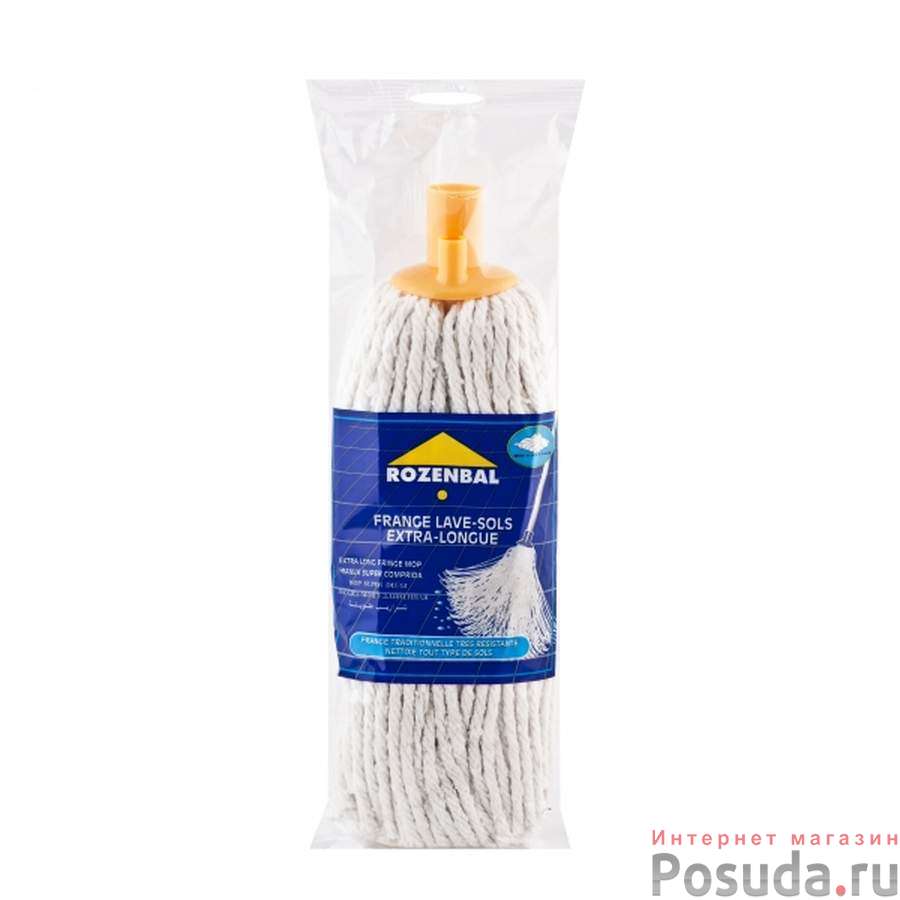 Насадка моп пластик + хлопок удлиненный