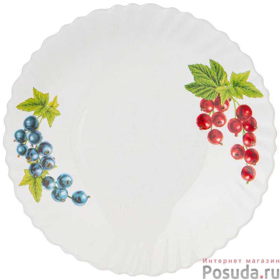Тарелка десертная agness berry mood 20см 