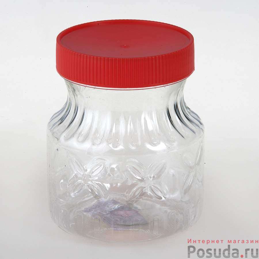 Банка Медовая, объем 500 мл, ПЭТ (цвет в ассортименте)