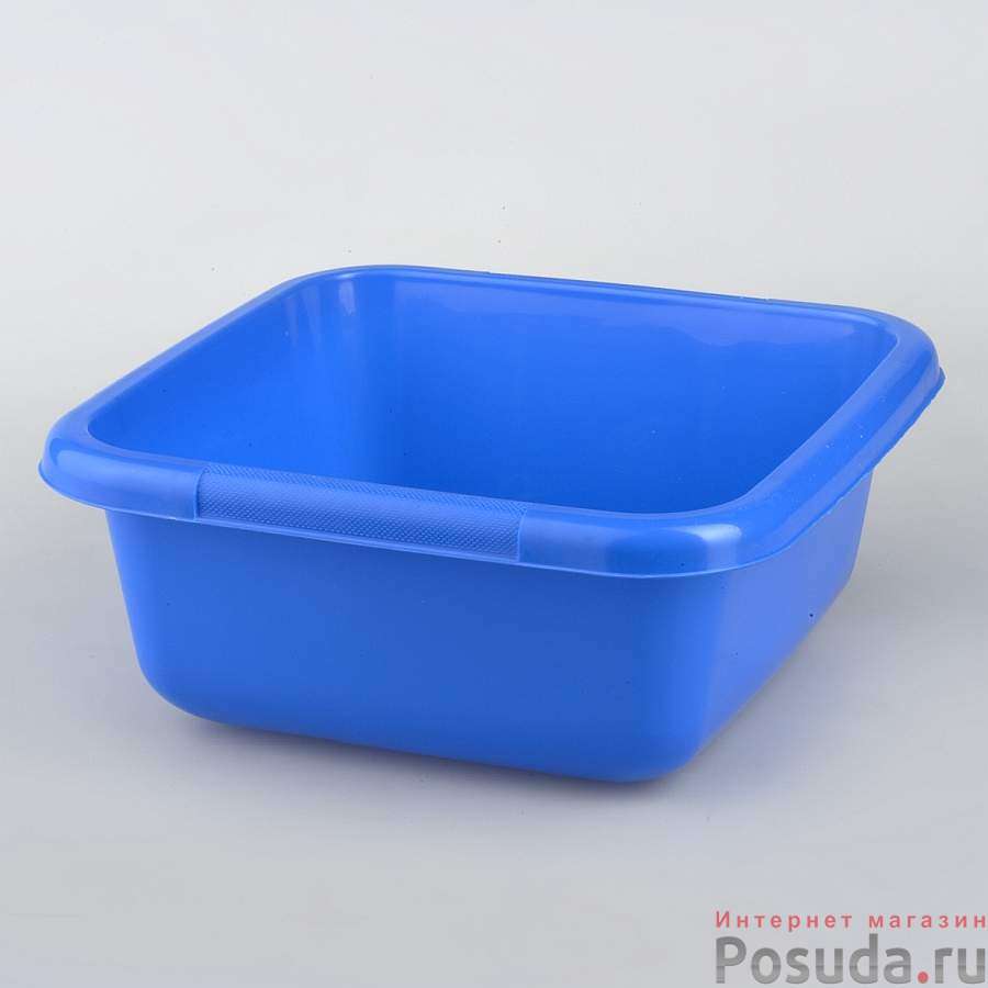 Таз квадратный 3,5 л (цвет в ассортименте)