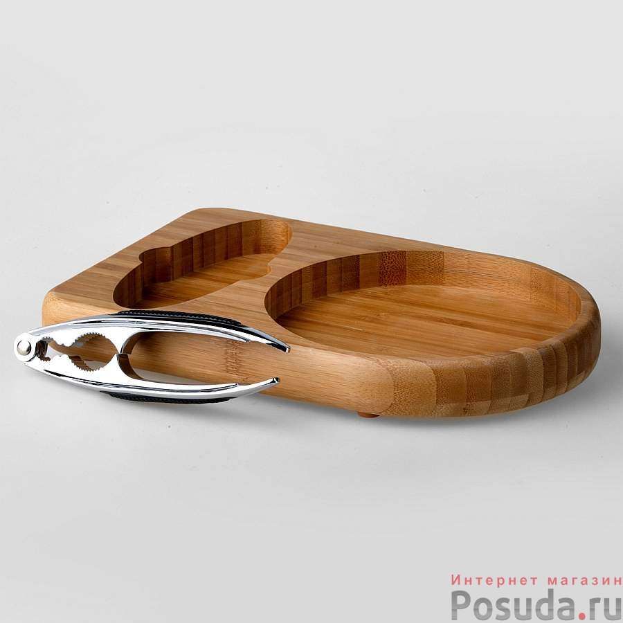 Набор для колки орехов: щипцы, подставка