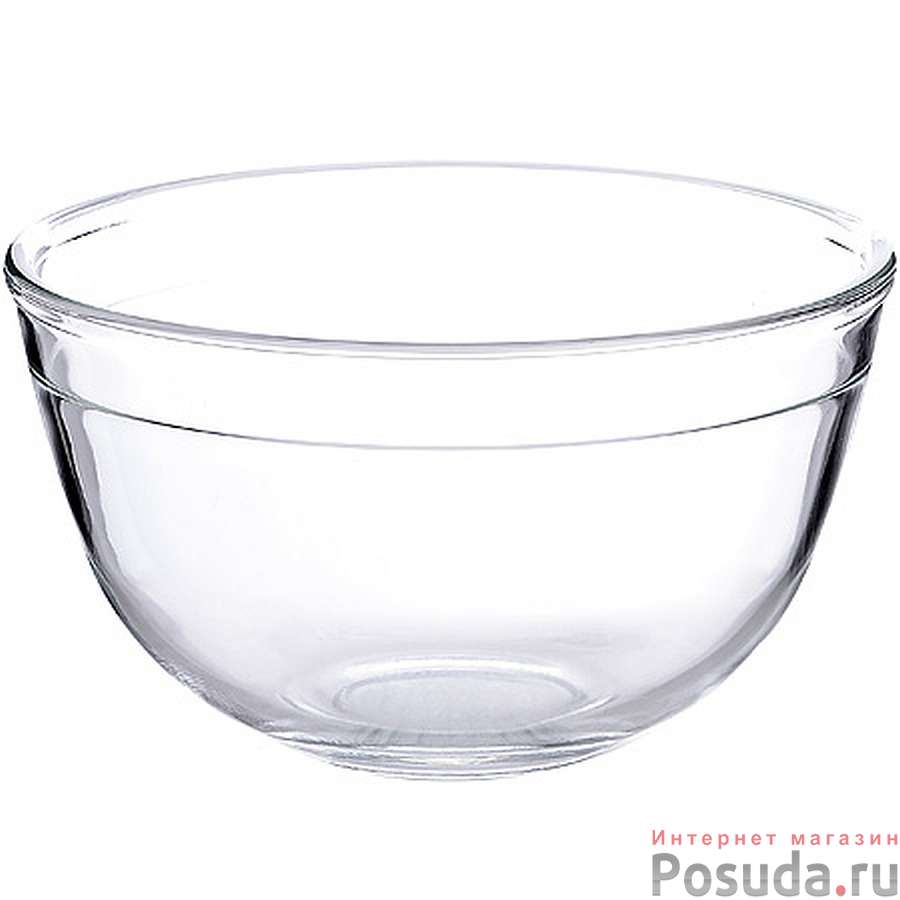 Миска для салата 1 л, стекло LR