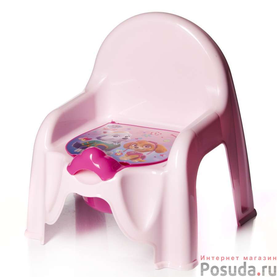 Горшок-стульчик детский "Щенячий патруль" (д/девочек) (цвет в ассортименте)