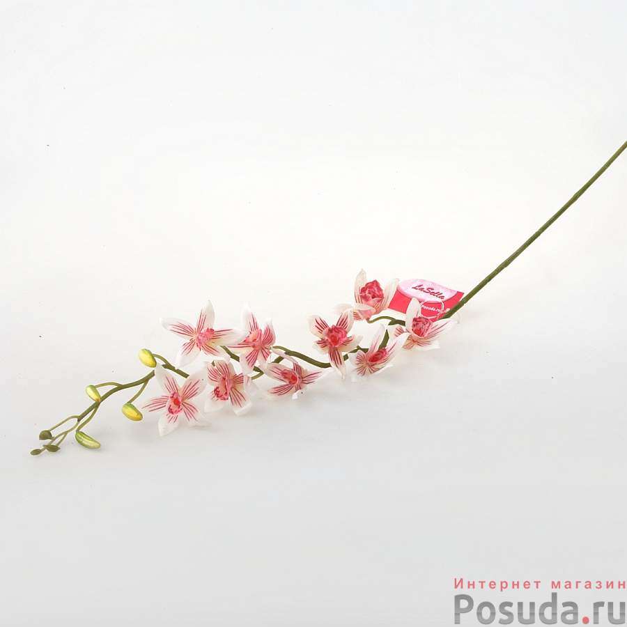 Ветка орхидеи розовая 89 см