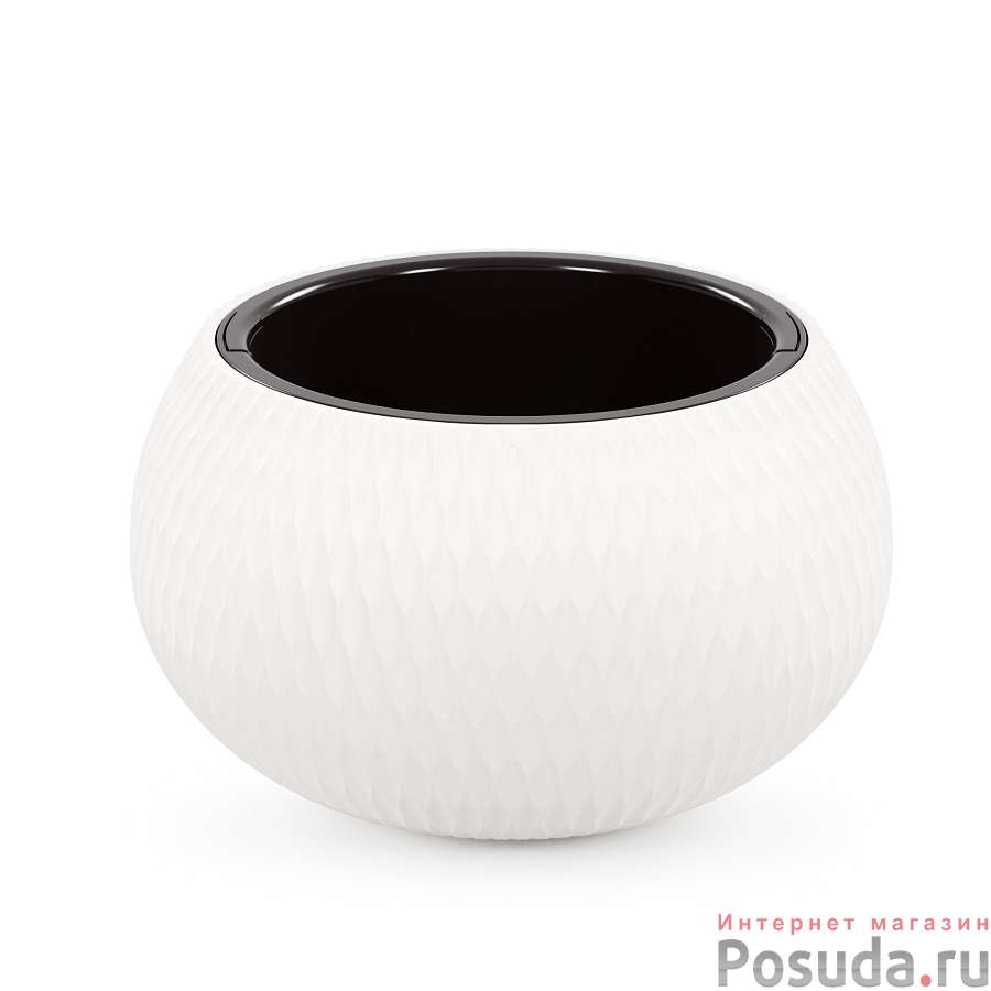 Кашпо "Жемчужина" 7л  (белый)
