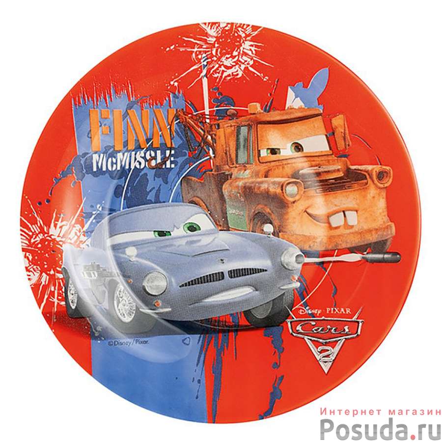 Тарелка закусочная (десертная) Luminarc Disney Cars 2, D=19 см
