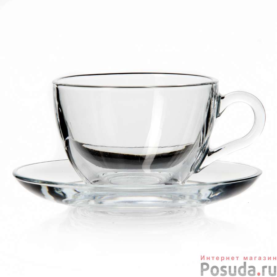 Набор чайный на 6 персон Pasabahce Basic, объем 215 мл