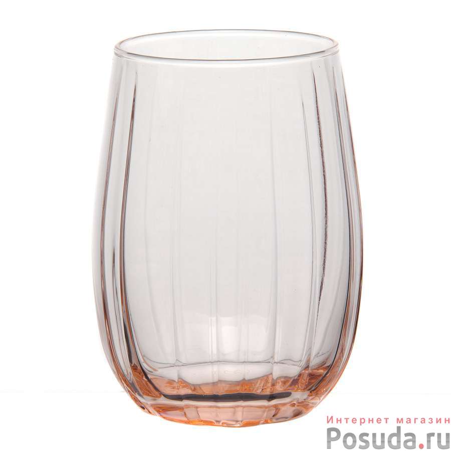 Набор стаканов LINKA 3 шт. 380 мл розовый