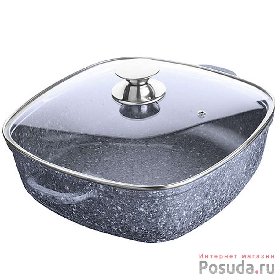 Кастрюля алюминий 3,4л. 26см.ГРАНИТ.MB