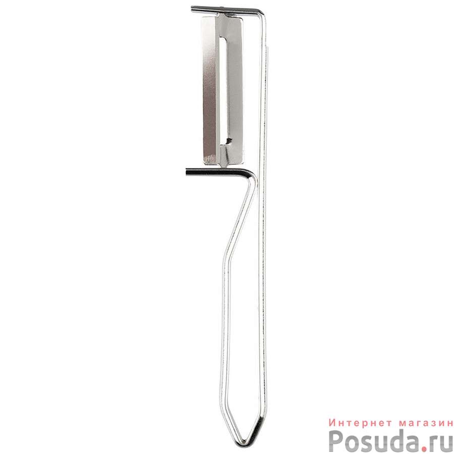 Овощечистка SEMPLICE с вертикальным лезвием, размер: 14,5*2,1 см, хромированный металл