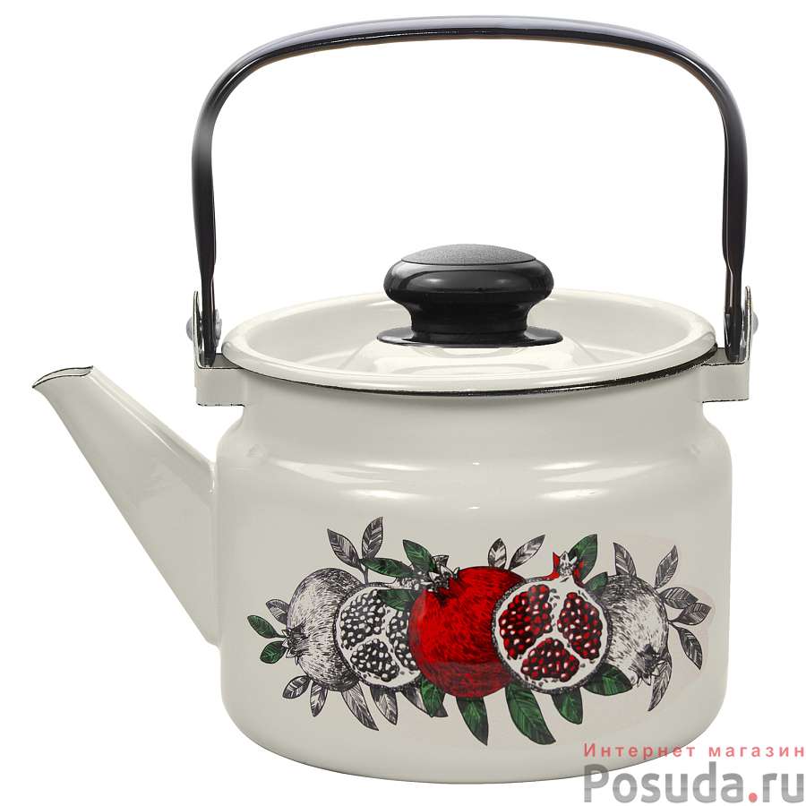 Чайник эмал 2,0л Цвет граната, 27104П2