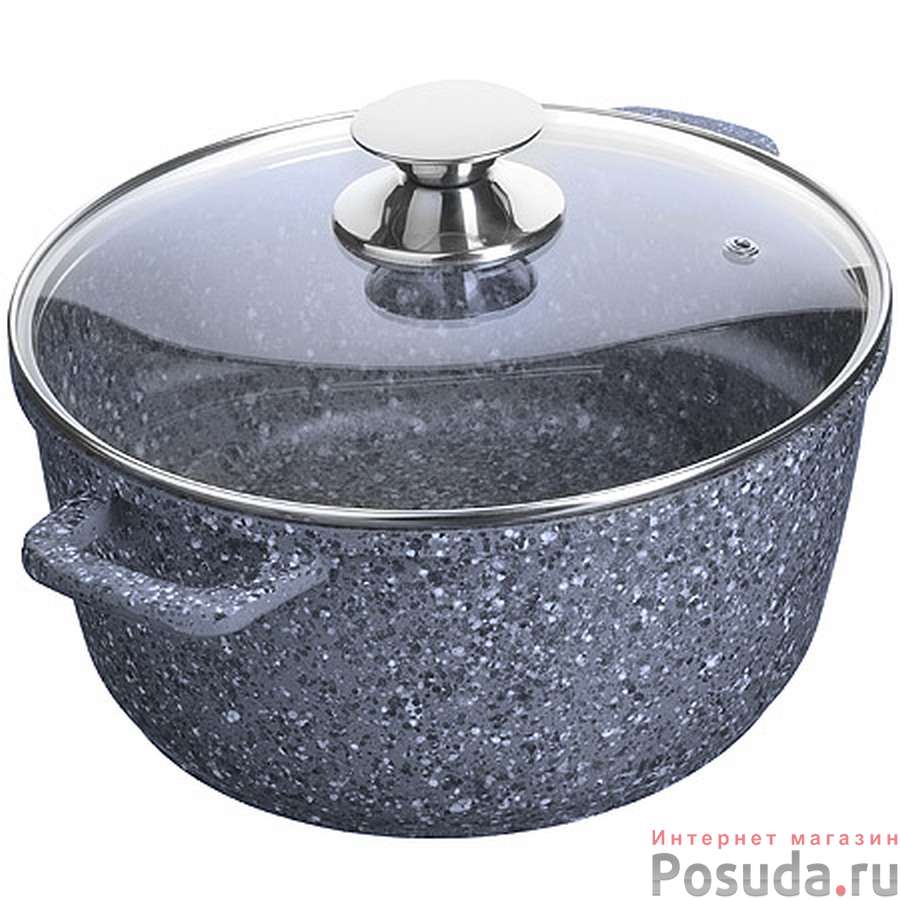 Кастрюля алюминий 1,6л 18см.ГРАНИТ.MB