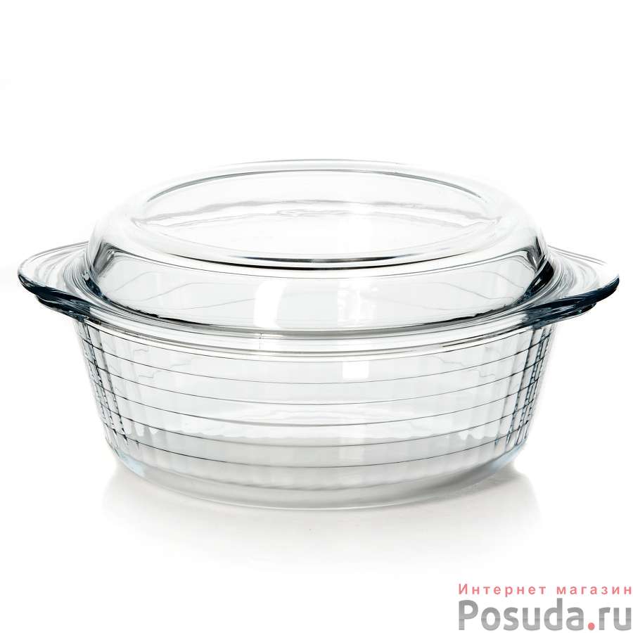 Посуда для свч кастрюля с крышкой 2 л