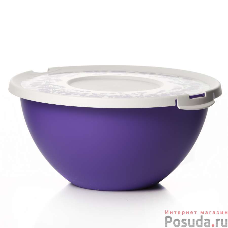 МИСКА с крышкой "Лаванда" 4л
