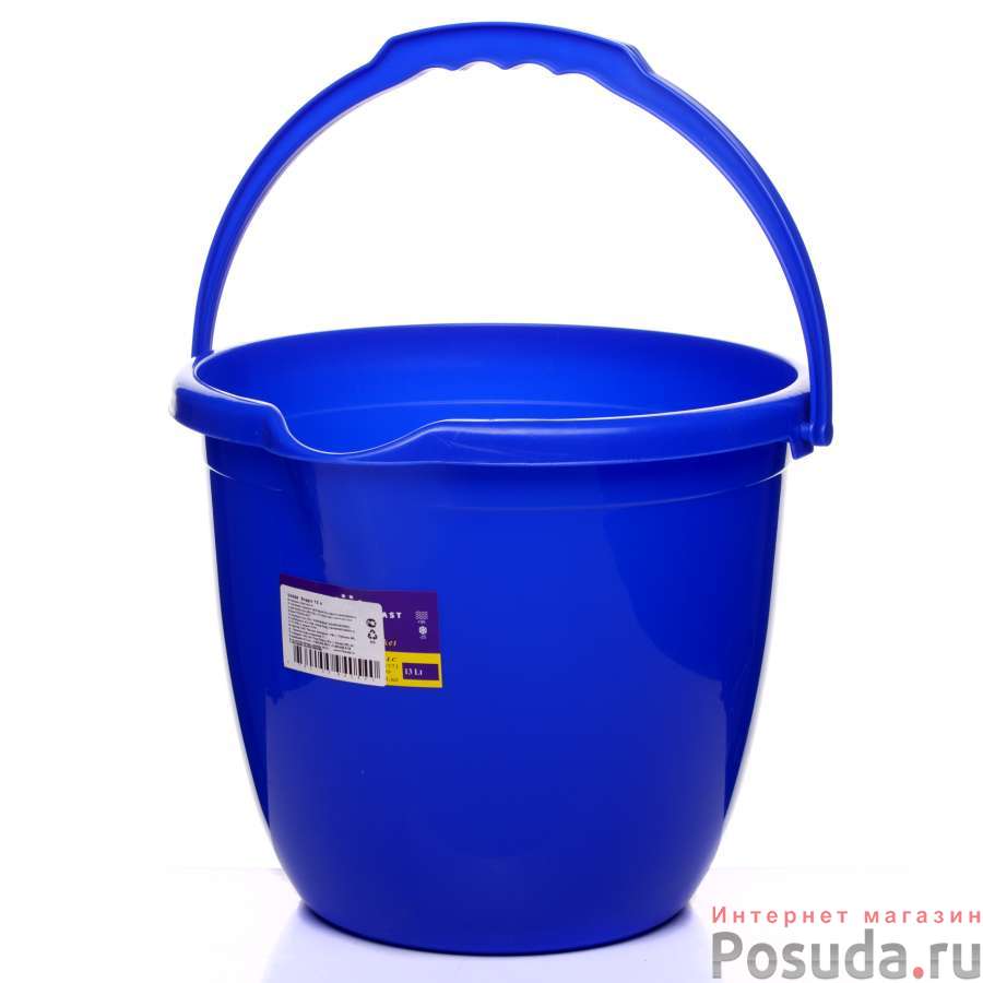 Ведро 13 л (цвет в ассортименте)