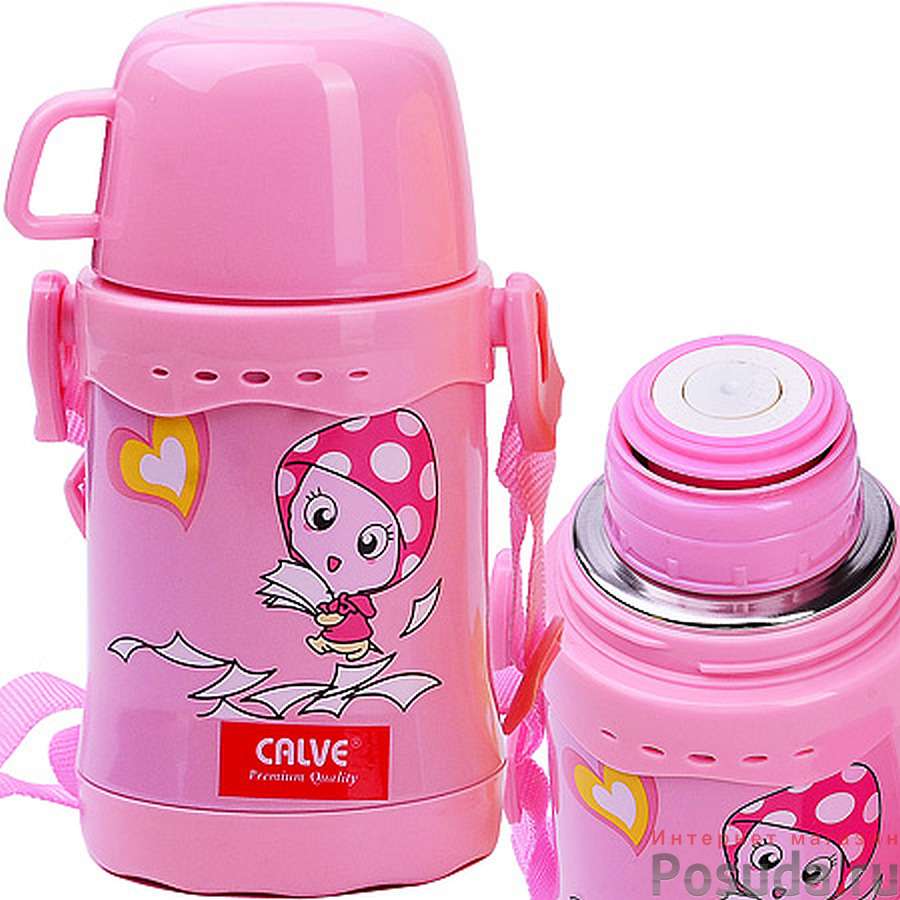 Термос детский Calve н/с 0.4л Синий