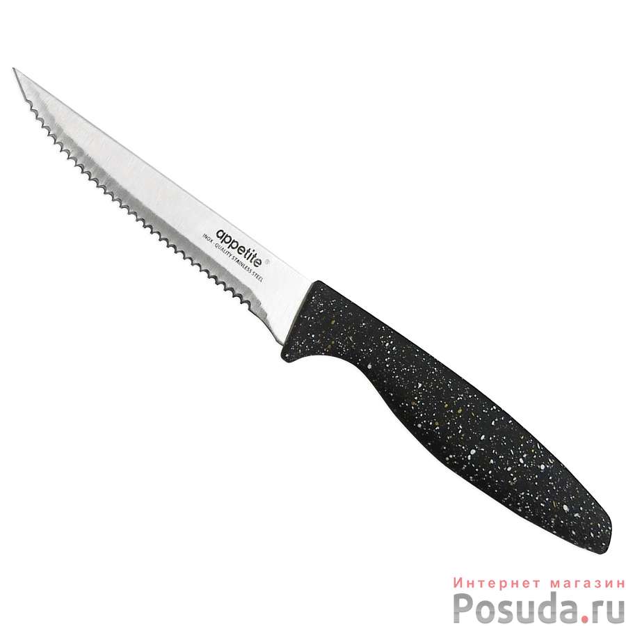 Нож нерж Гамма для нарезки 11 см TM Appetite, KP3027-10