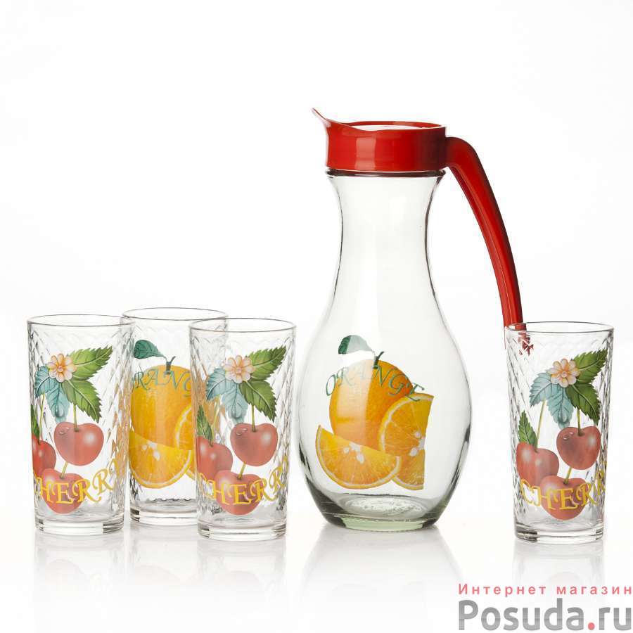 Набор питьевой Шар Silver Orange, 5 предметов