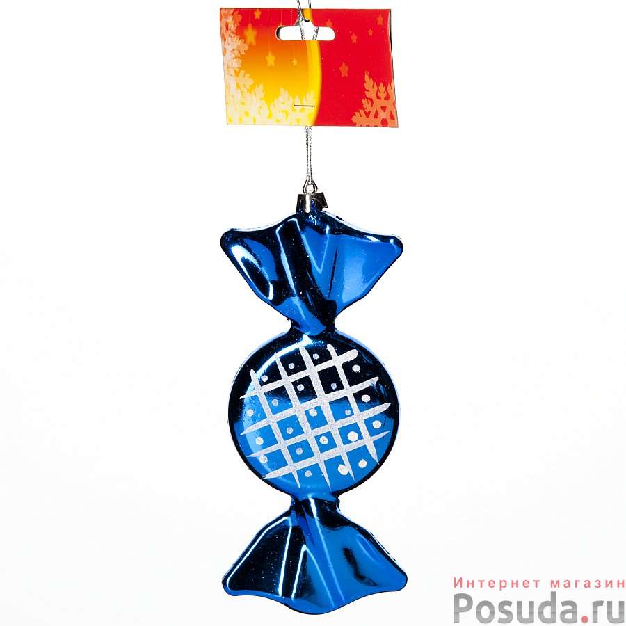 Украшение новогоднее подвесное House & Holder "Конфета", высота 16 см
