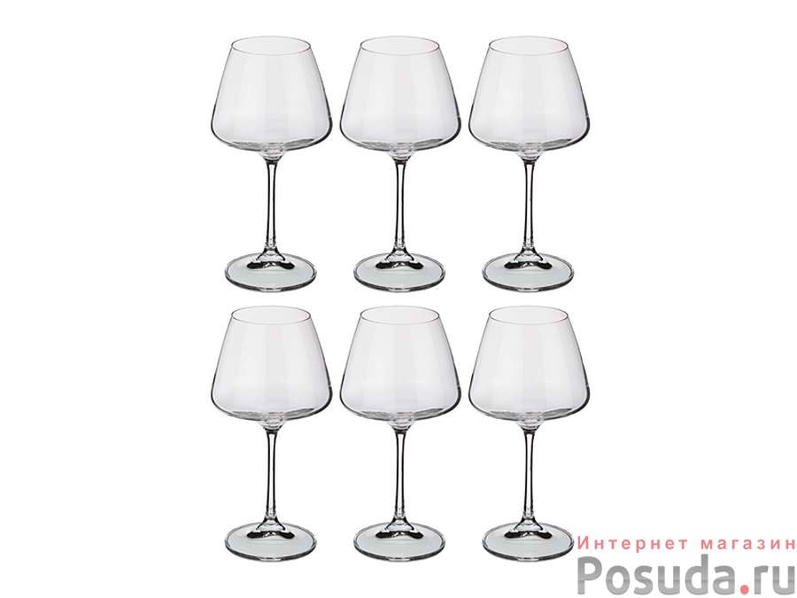 Набор бокалов для вина из 6 шт. "Naomi / Corvus" 350 мл. высота=19 см.