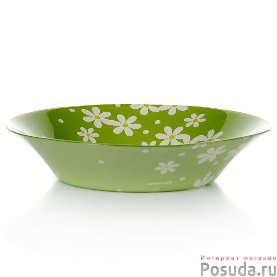 Тарелка столовая глубокая Pasabahce Green Garden, D=22 см