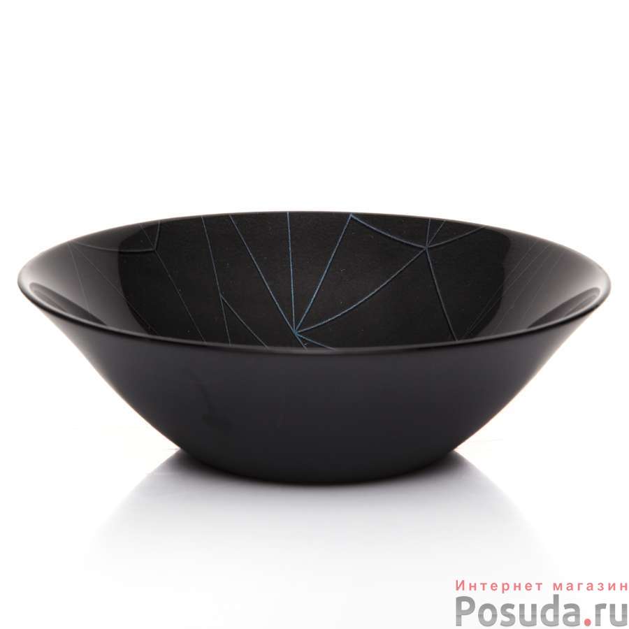 Салатник упроч.Pasabahce ЛИНЕА БЛЭК 162 мм 3цв. (рис.28980)