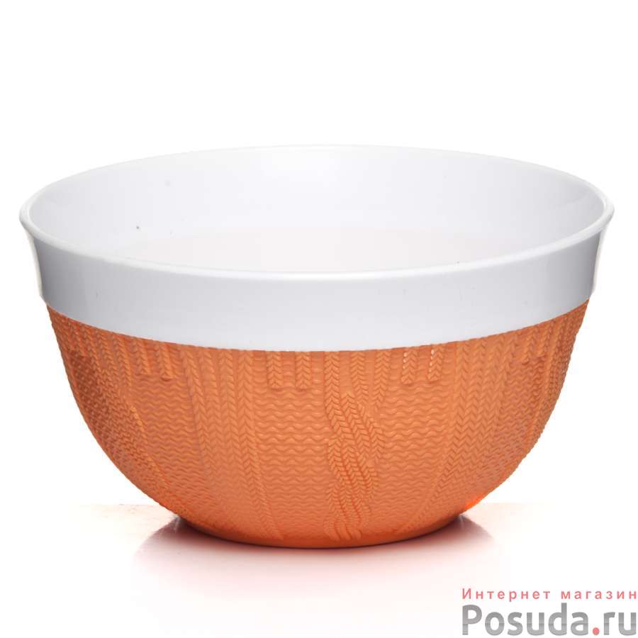 Салатник с ободком Меланж 1,0 л (оранж)