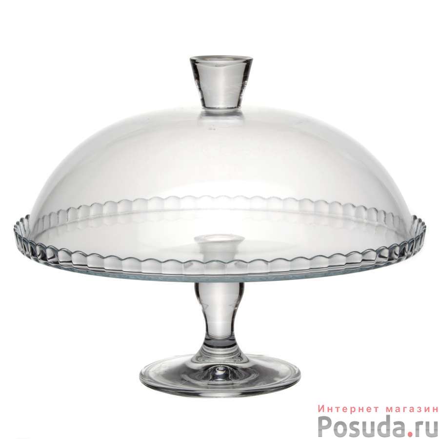 Блюдо для торта с крышкой на ножке 322 мм Патиссери