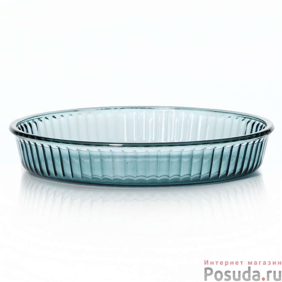 Посуда для свч круглая d=320 мм цв.стекло (цв.прозр.)