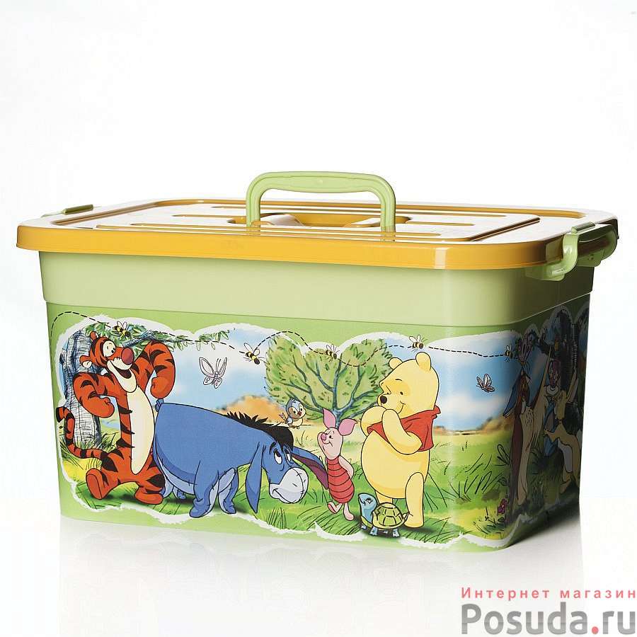 Ящик 15 л Disney (Принцессы, Винни, Мини Маус, Мики Маус), 415 х 220 х 270 мм (цвет в ассортименте)