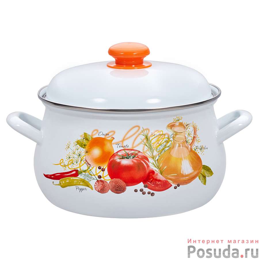 Кастрюля 4,5л Цвет граната, 3915АП2/4