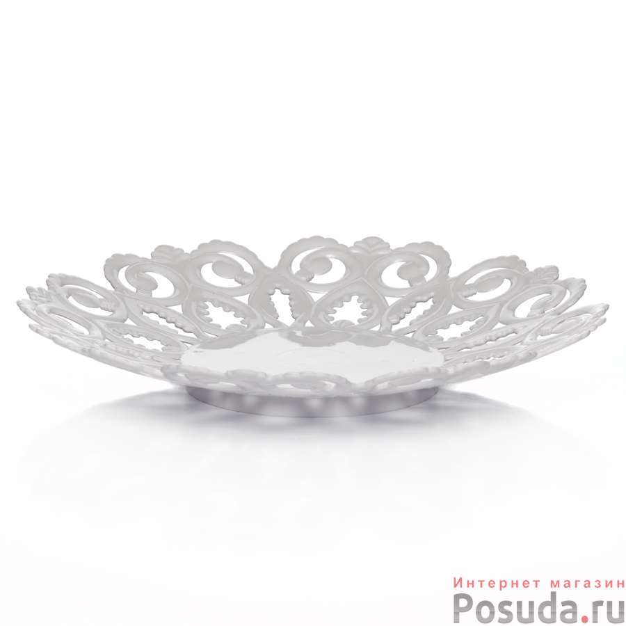 Блюдо "Мелодия" большое (белый)
