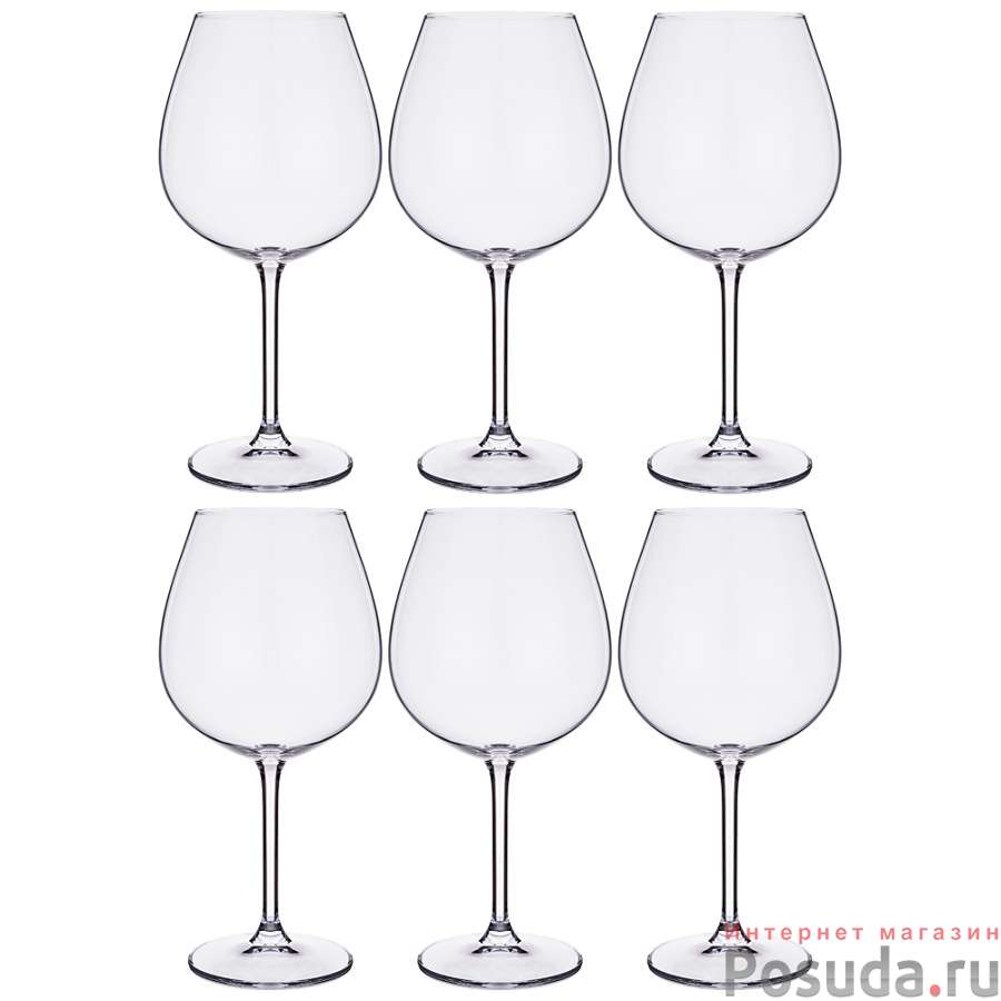Набор бокалов для вина из 6 шт. Gastro/colibri 650 мл высота=22 см