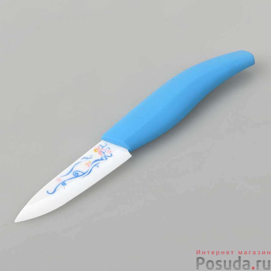 Нож с белым керамическим лезвием 7.5 см
