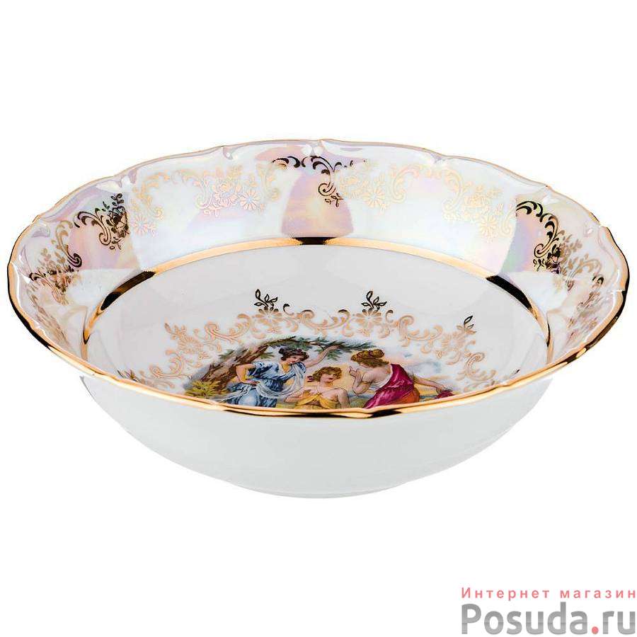 Глубокая суповая тарелка Мадонна диаметр 16 см. высота=5 см. без упаковки