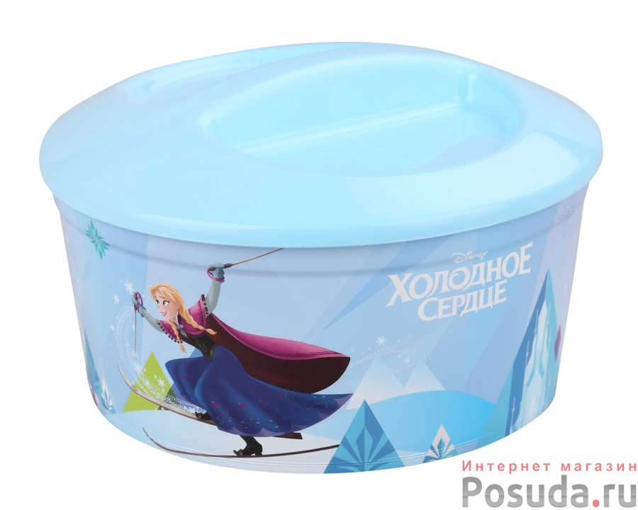 Шкатулка игрушечная "Холодное сердце-Дисней" №2 кругл. (цвет в ассортименте)