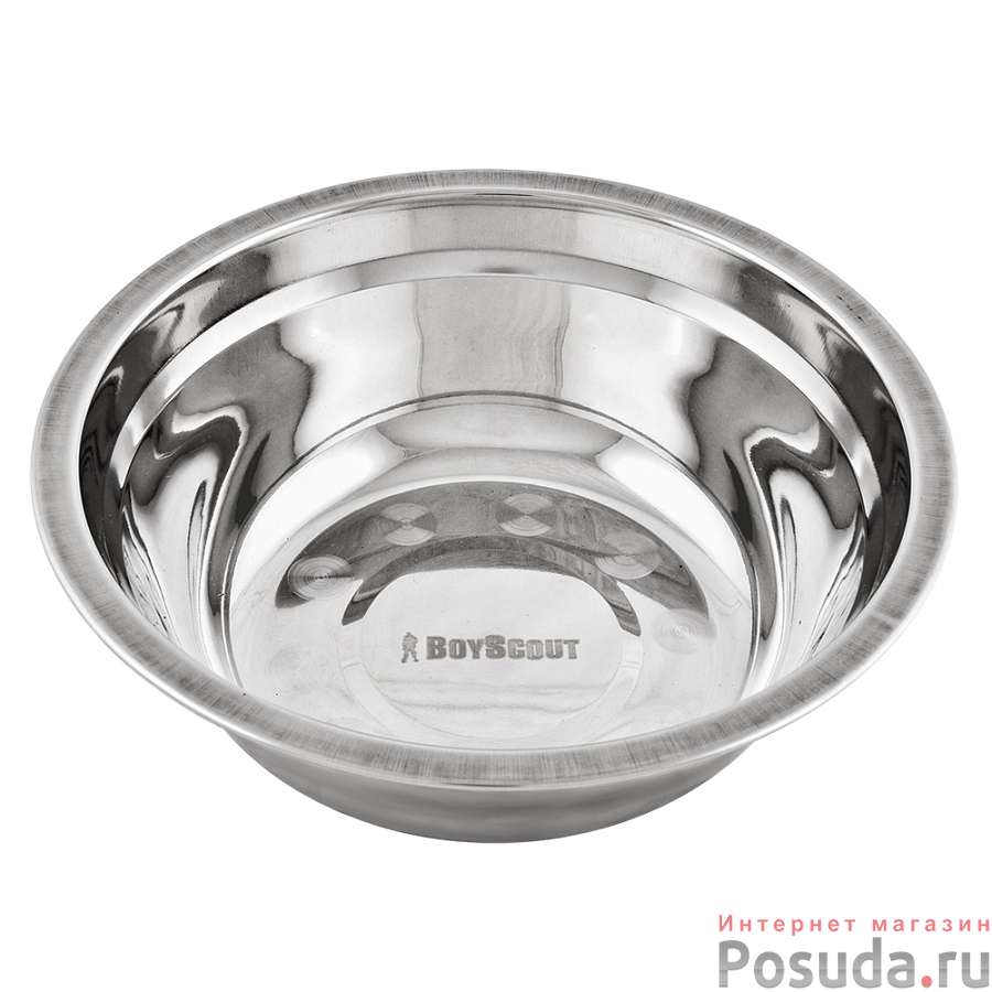 Миска походная, НЕРЖАВЕЮЩАЯ СТАЛЬ, 19,5см
