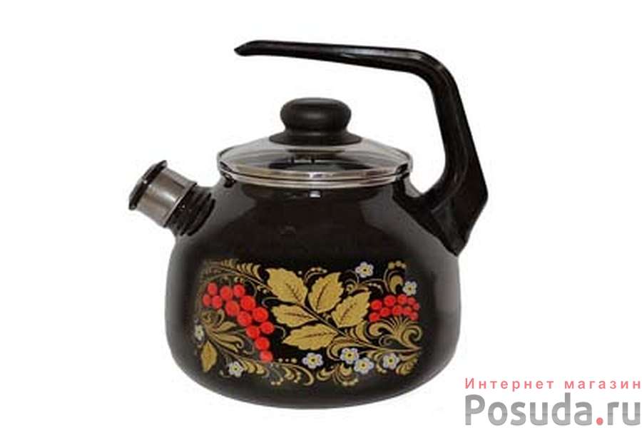 Чайник 3,0л со свистком Рябина