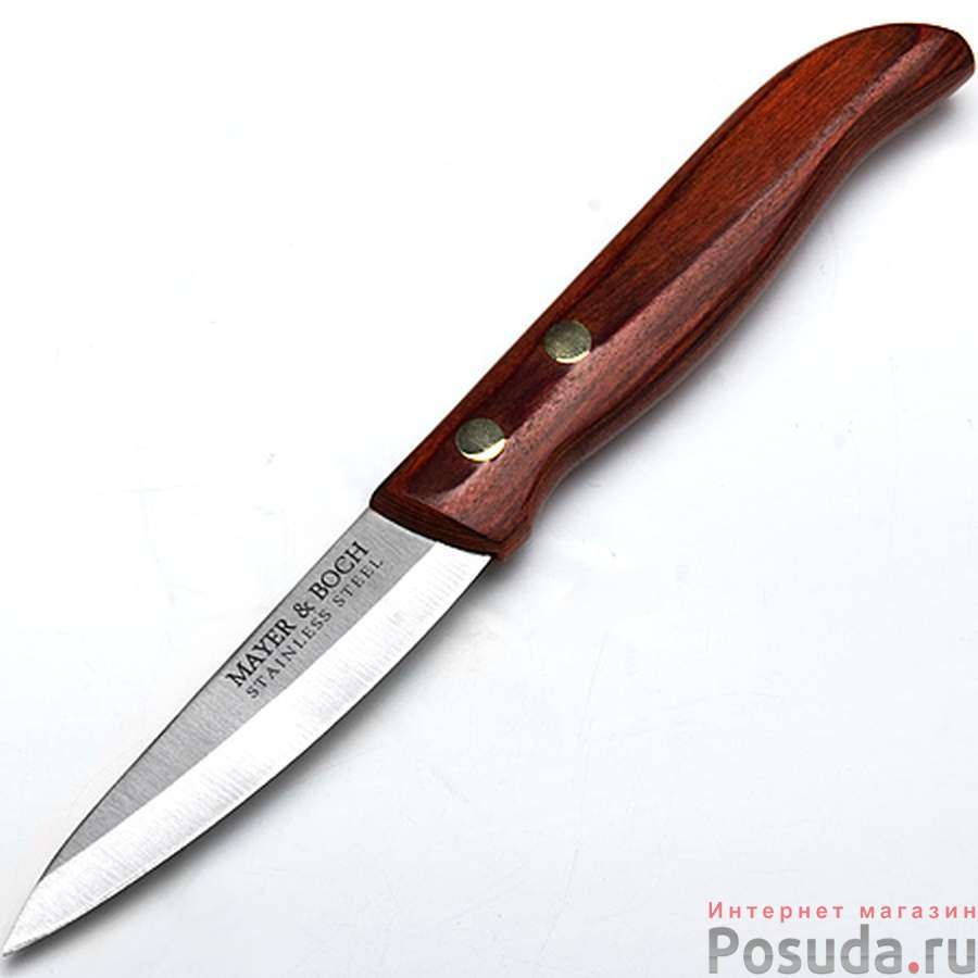 Нож 8,9см. ручка дерево МВ 1упх12