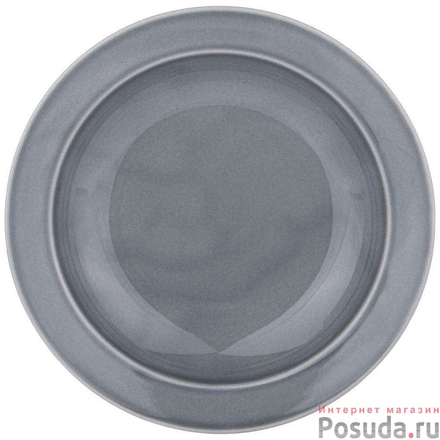 Тарелка суповая lefard tint 22,5 см (граффит) 