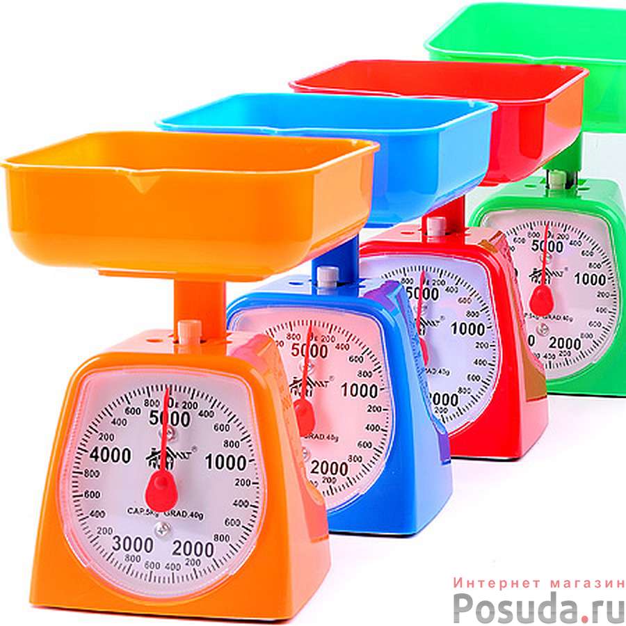 Кухонные механические весы с чашей
