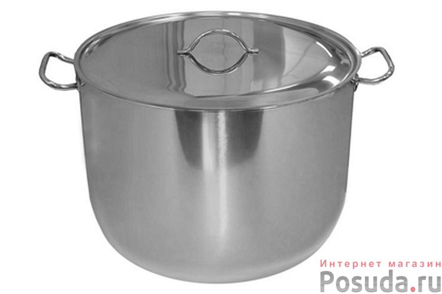 Кастрюля цельнотянутая 50л металлическая крышка ТРС-3 ТМ Amet арт. PS ...
